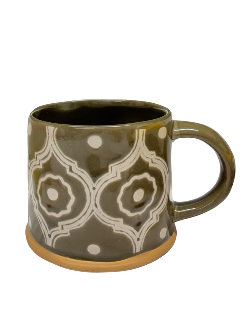 Spectrum Designz Deep Green Large Coffee Mug Moroccan Tribal Aztec